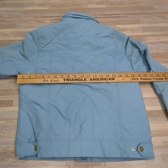 Vintage LL Bean All Conditions "2 In One" Jacket Womens Small Blue Poly Shell - Picture 8 of 8